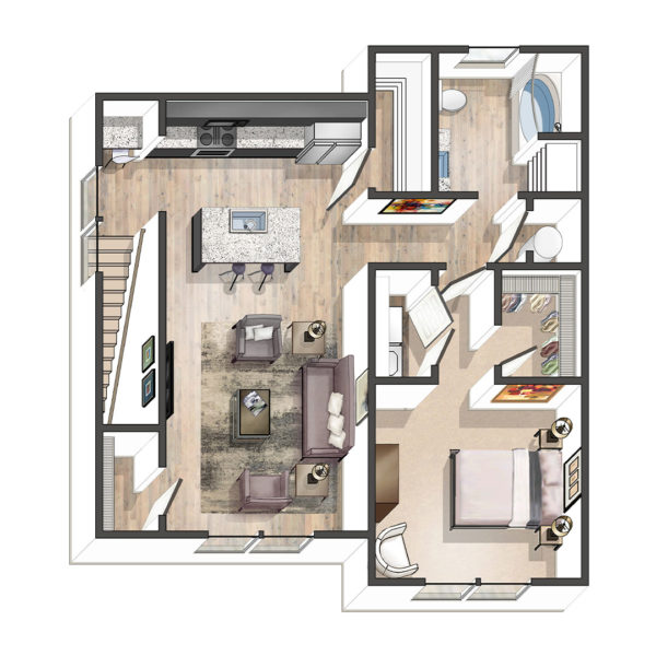 1, 2 & 3 Bedroom Floor Plans Gardendale Apartments Easterwood