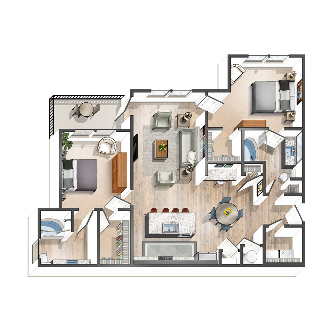 Apartment Floorplan b3